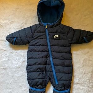 3/6mo dark blue Nike snowsuit